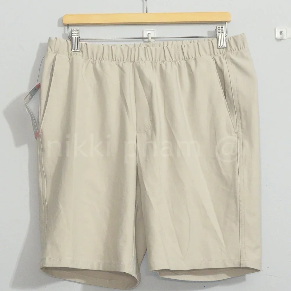 NWT Greg Norman Men’s Pull-On Short in TAN - Picture 2 of 5